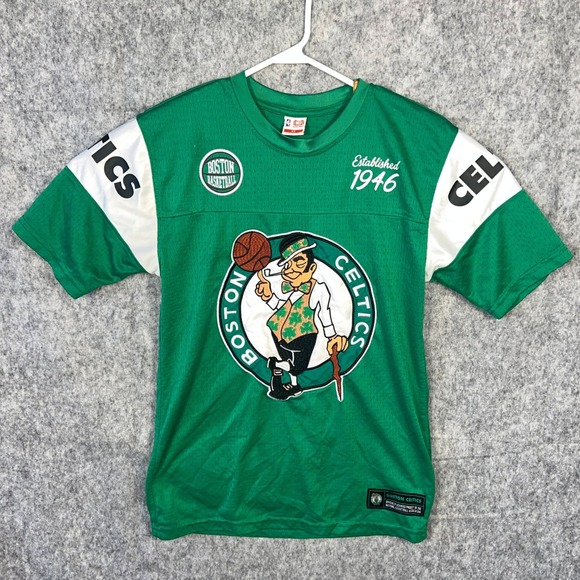 Ultra Game Other - Boston Celtics Ultra Game NBA‎ Mesh Jersey Shirt Green XS Lucky Leprechaun Logo